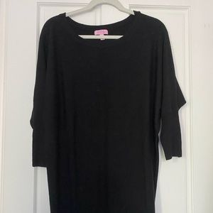 Lilly Pulitzer black sweater dress